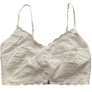 Forever 21 White Crop Top